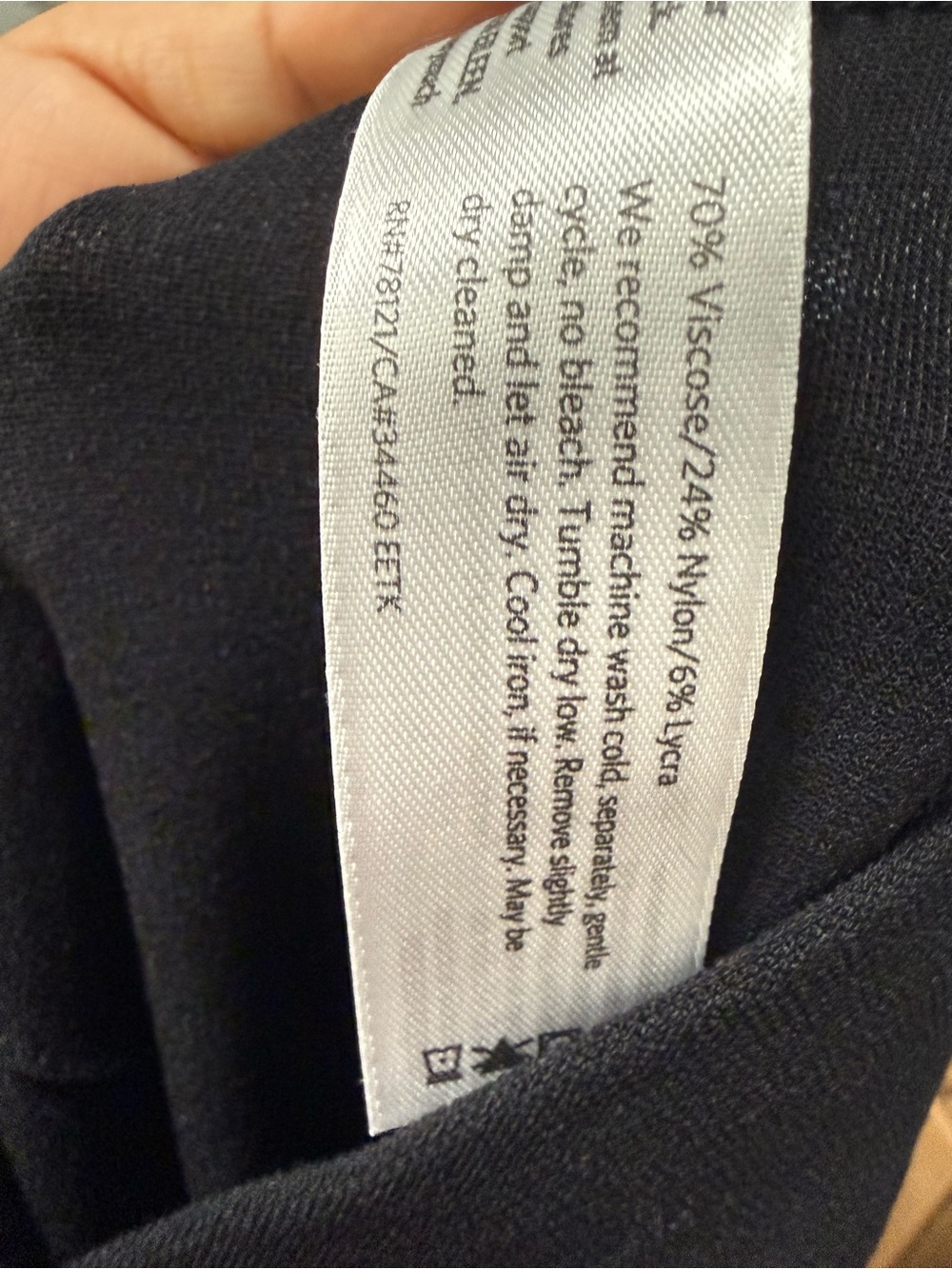 Eileen Fisher wide leg pants Black size XXS Straight-Leg Pull-On Pants - Picture 9 of 11